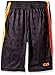 CB Sports Big Boys' Athletic Short, TH08-Neon Orange/Stripe, 10/12