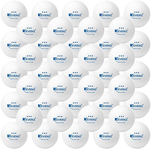 KEVENZ 60-Pack 3 Star Ping Pong Balls