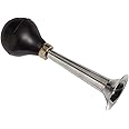 Metal Clown Horn, Silver/Black, One Size