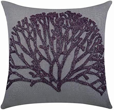 Amazon Com The Homecentric Designer Grey Pillow Shams Beaded
