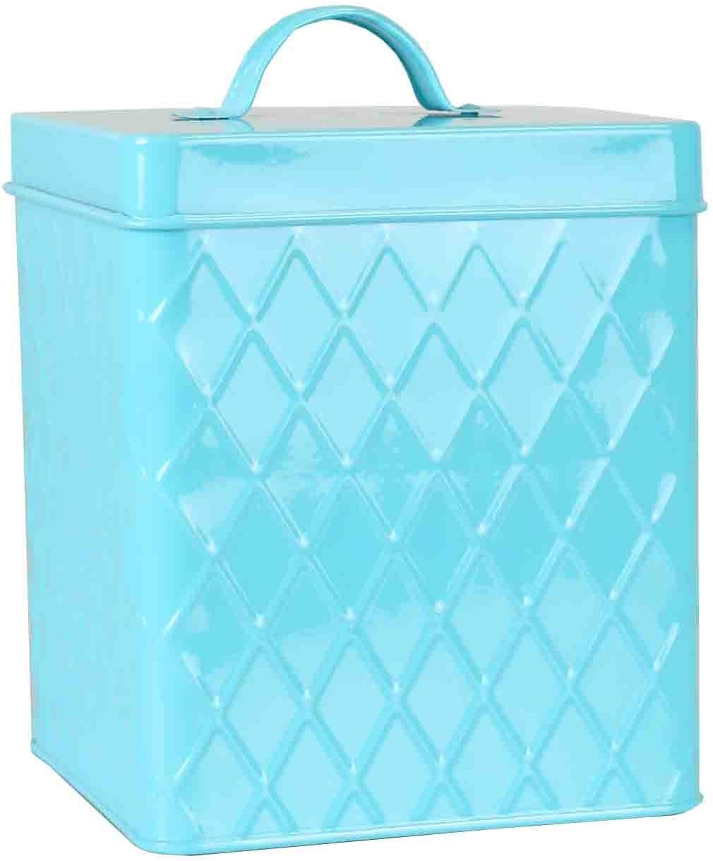 turquoise tea coffee sugar canisters