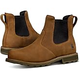 Carhartt Men’s Frontier Water Resistant Steel Toe Chelsea Boots – Slip-on Leather Build with Stretch Gore, EVA Midsole & Rugged Grip