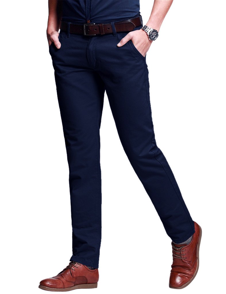 Match Men's Fit Tapered Stretchy Casual Pants