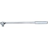 Wright Tool 4425 Round Head Ratchet, 1/2" Drive | 45-Teeth, 15" Long Knurled Grip, Double Pawl Quick-Release, Made in USA