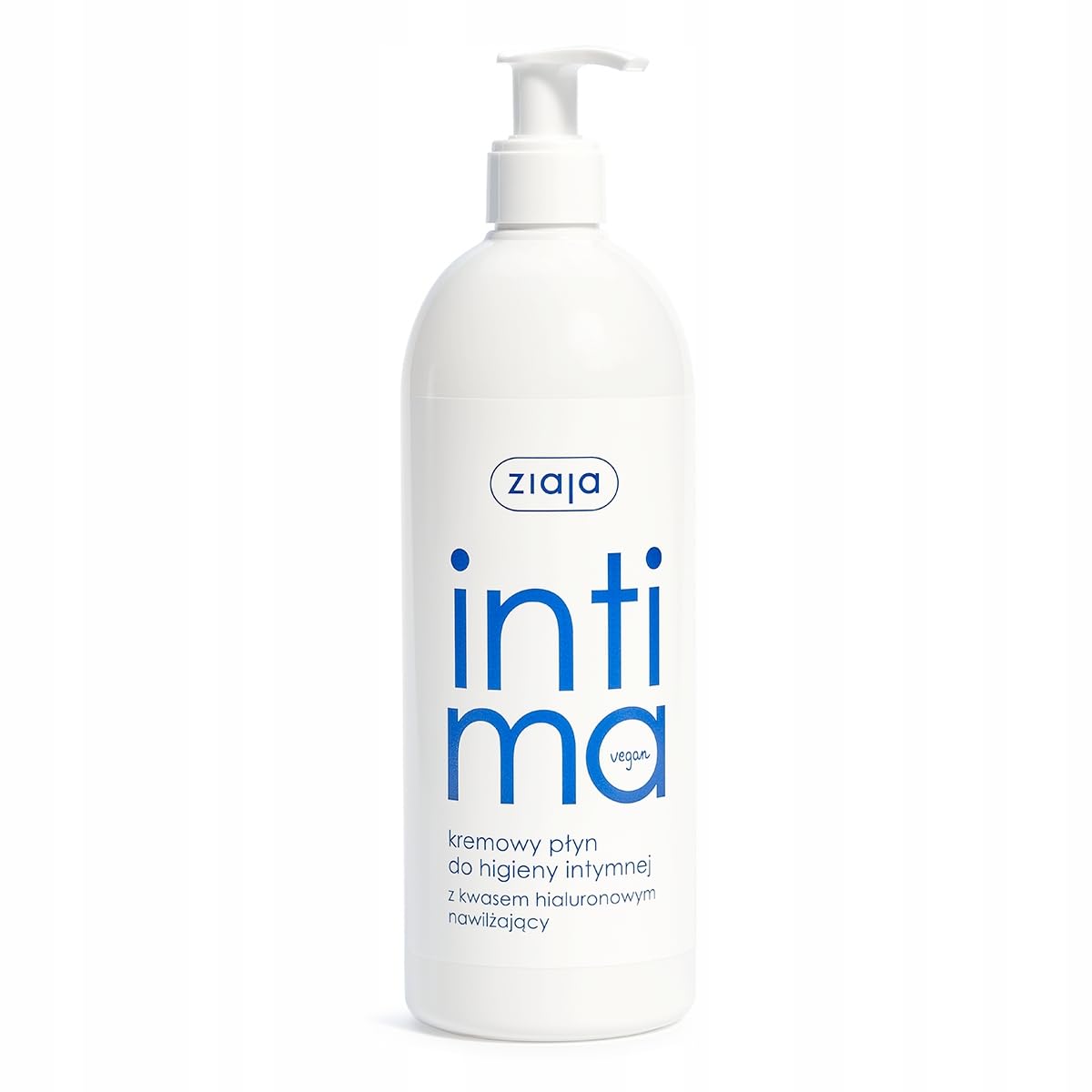 ZIAJA INTIMA - Creamy WASH for Intimate Hygiene with HYALURONIC Acid 500ml