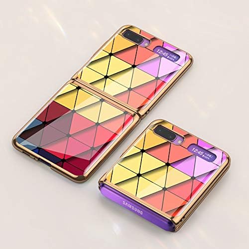 Custodia® Anti-Scratches Glass Case Compatible for Samsung Galaxy Z Flip (5)