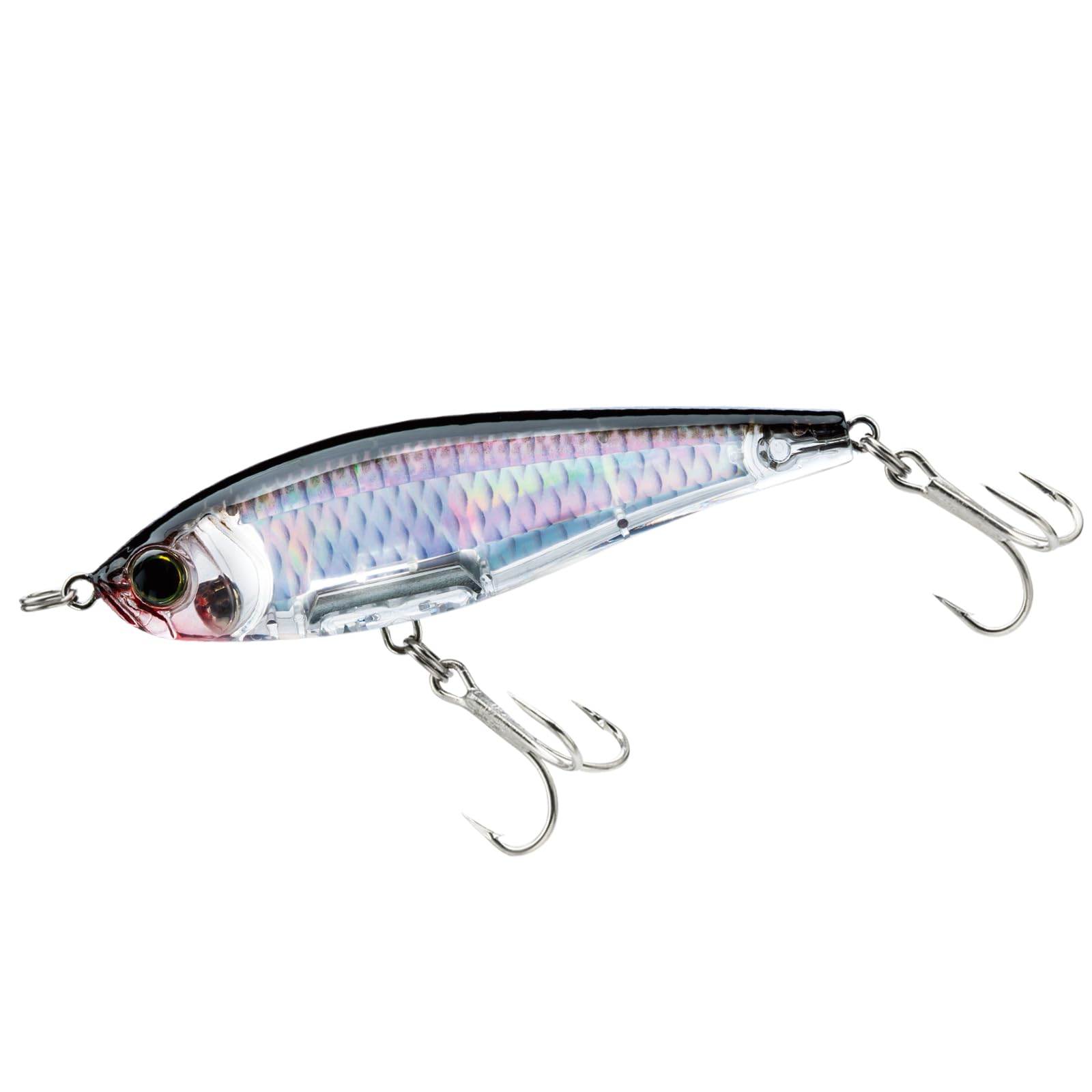 Yo-Zuri 3D Inshore Twitchbait Slow Sinking Lure, Silver Black, 90mm/3-1/2"
