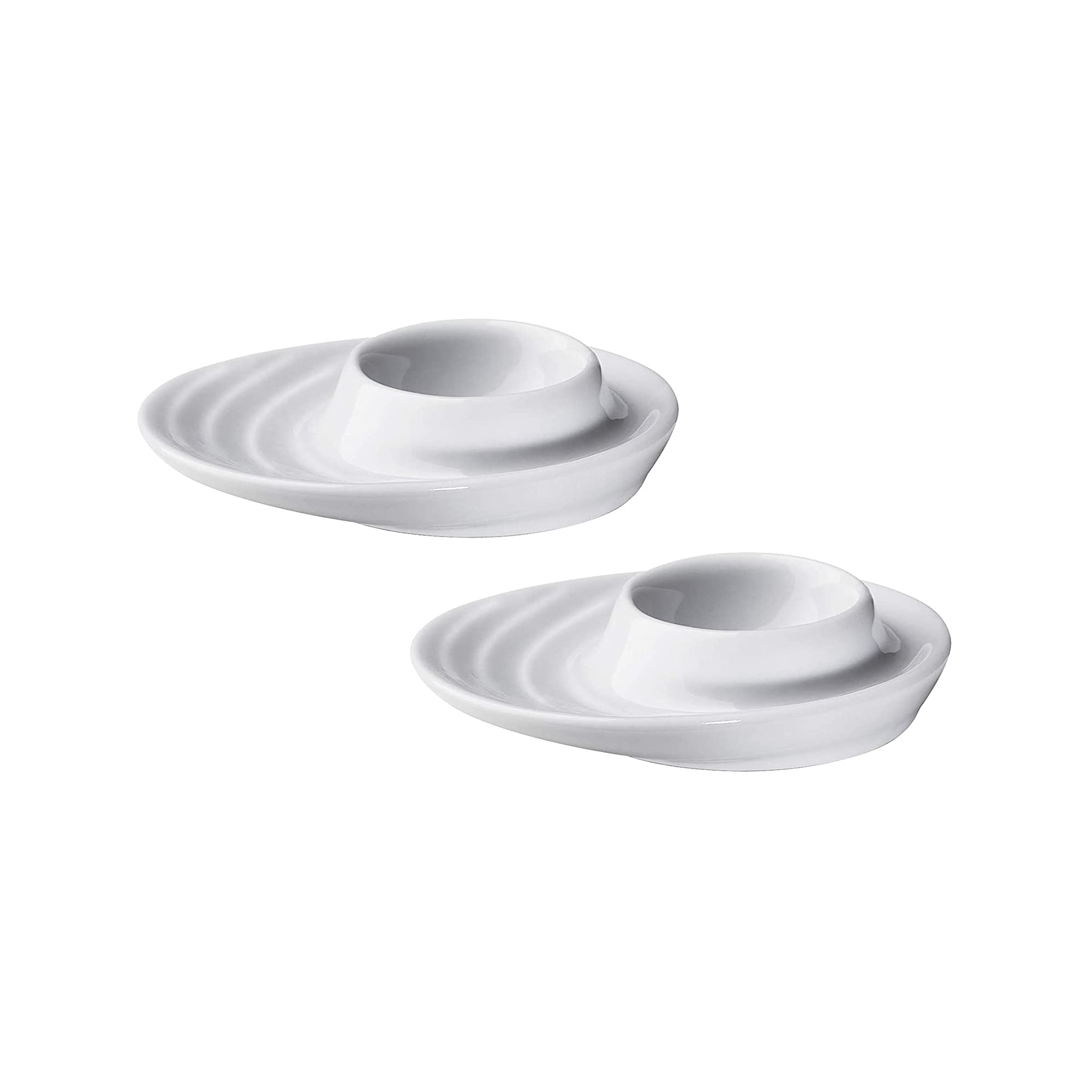 Kuchenprofi 0750828202 Egg Cups, Set of 2 Made from Hard Porcelain,White,3.5-Inch by 4-Inch