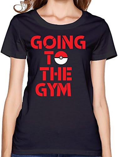 Candi Women's Pokemom Go To The Gym Tshirt T Shirts Summer Casual Black Size XS