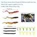 Apusale Fishing Lures Kit Bass Baits Tackle-Including Crankbaits, Spinnerbaits, Plastic Worms, Jigs, Topwater Lures, Tackle Box and More Fishing Gear Lures Kit Set
