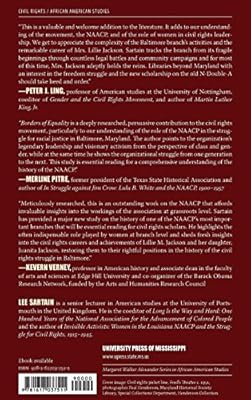 Borders Of Equality The Naacp And The Baltimore Civil - 