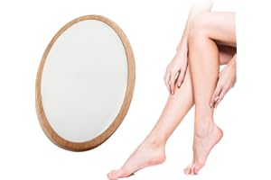 Hangsun Crystal Hair Eraser Painless Hair Removal Exfoliation Tool for Women and Men for Arms Legs Chest, Reusable Razorless Shave Hair Remover, Nano Technology, Solid Wood