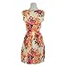 Women's Dress, Laimeng Summer Sleeveless Floral Print Chiffon Casual Beach Mini Dress