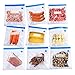 ACRATO Sous Vide Bags 10 Reusable Vacuum Food Storage Bags 2 and 2 Sous Vide Bag Clip Practical for Food Storage