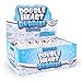 Wedding Bubbles Bulk - (48 Count) Mini White Double Heart Top Wands, Great for Bridal Party Favors, Engagement, Anniversary Celebrations, Valentine Bubbles and Wedding Favors