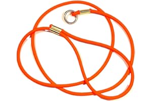K AND D TRAINING K and D Slip Lead Control Leash for Dogs No Pull, 3 Colors Classic Dog Leash 5FT Pet Slip Leash, 3/8” Biothane Leash for Small Medium and Large Dogs