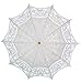 The 1 For U Women's Victorian Lace Parasol Ivory/Cream