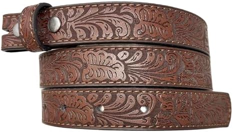 BC Belts Leather Belt Strap with Vintage Distressed Texture  display picture 1