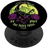Disney Villains Maleficent Dragon No Place for Fairy Tales PopSockets Adhesive PopGrip