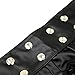 KILLREAL Men's Lace Up Faux Leather PVC Jockstrap Underwear Sexy Boxer Briefs Black X-Large