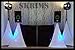 SKRIMS Super Flexible Speaker Stand Cover - Four Way Stretch White Spandex DJ Scrim - 3-Sided Tripod Skirt - 360 Degree Coverage, Cable Management Pass-Thru and Travel Bag