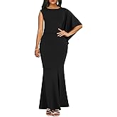 Formal Dresses for Women Elegant One Shoulder Wedding Guest Gown Bodycon Mermaid Evening Party Long Dress