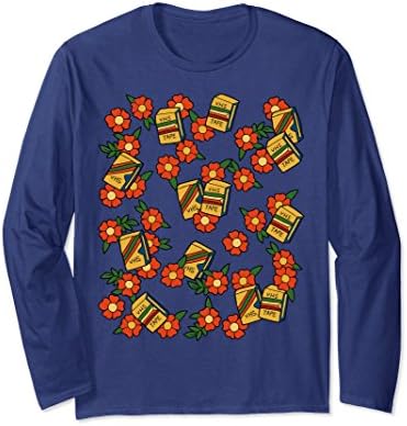 Unisex VHS tapes long sleeve shirt retro style 80's tapes 2XL Navy