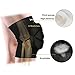 iMucci Professional Protective Knee Pads - 0.78 inch Thick Sponge Non-Slip Sports Dance Kneepad (Back with Hole Size L)