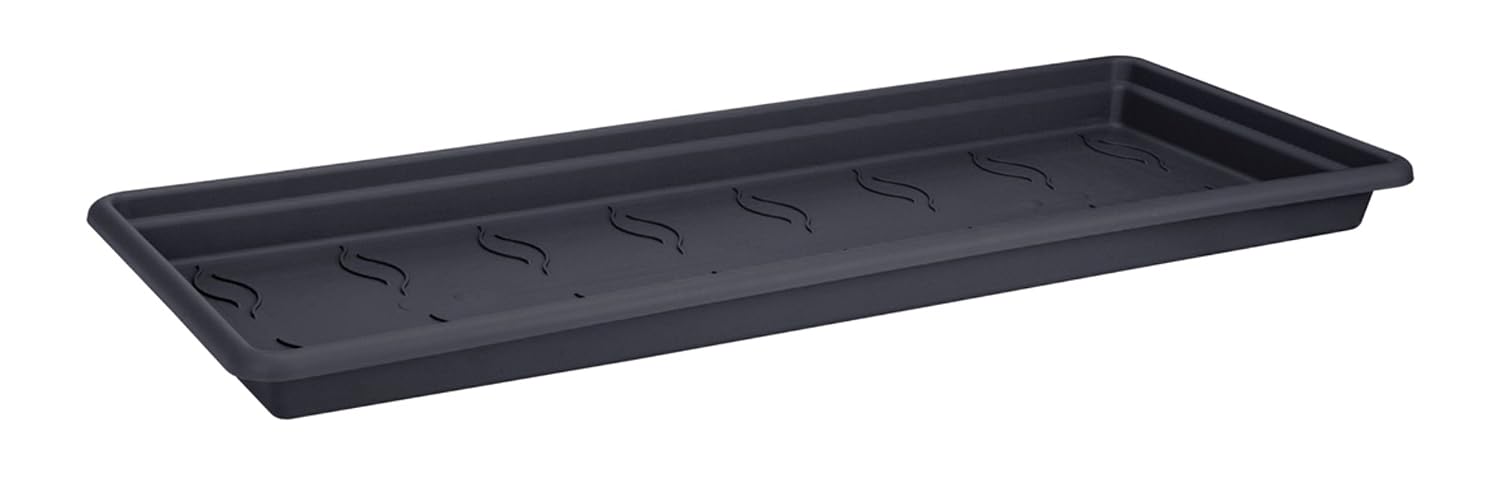 Elho Green Basics Garden XXL Saucer Plato, Living Black, 72, 2x33 ...