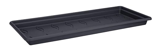 Elho Green Basics Garden XXL Saucer Plato, Living Black, 72, 2x33 ...