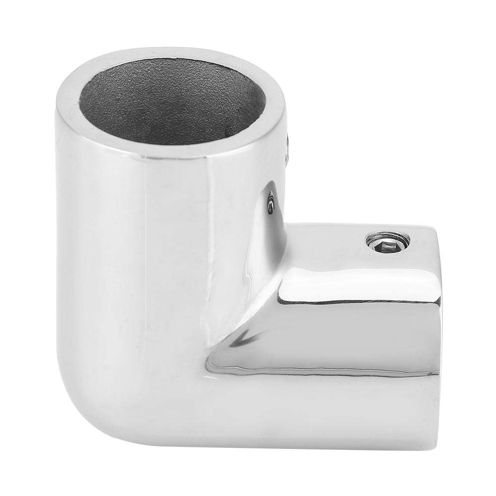 Hilitand 2 Way Pipe Fitting, 90 Degree, 316 Stainless Steel, 3mm Thickness, Elbow Pipe Connection, 25mm