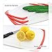 Cutting Boards for Kitchen, Plastic Chopping Board Set of 3 with Non-Slip Feet and Deep Drip Juice Groove, Easy Grip Handle, BPA Free, Non-porous, Dishwasher Safe