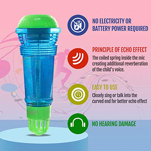 Novelty Place Echo Mic for Kids and Toddlers BatteryFree Magic