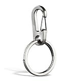 TI-EDC Titanium Keychain Carabiner Clip - Large