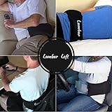 Lumbar Loft Inflatable Back Pillow with Belt
