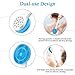 Silicone Bath Body Brush, Weikin 360°Free Rotate Ultra-Soft Back Scrubber Long Handle for Shower and Exfoliating, Body Brush for Women&Children