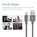 (3 Pack) Lightning cable, 3FT 6FT 10FT Durable Nylon Braided Universal Lightning to USB Sync and Charging Cable Wire for iPhone 7,iPhone 6,6s, 6 Plus,6s Plus, iPhone 5 5s 5c,SE, iPad Air, iPod (Gray)