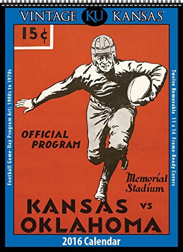 Kansas Jayhawks 2016 Vintage Football Calendar by Asgard Press (2015-09-15) by Asgard Press (Calendar)