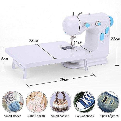 3 Sewing+Machine+Double+Extension+Lightweight