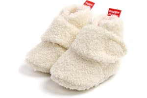 QWZban Baby Booties Infant Newborn Boys Girls Slippers Warm Crib Sock Shoes Indoor First Walkers Prewalker