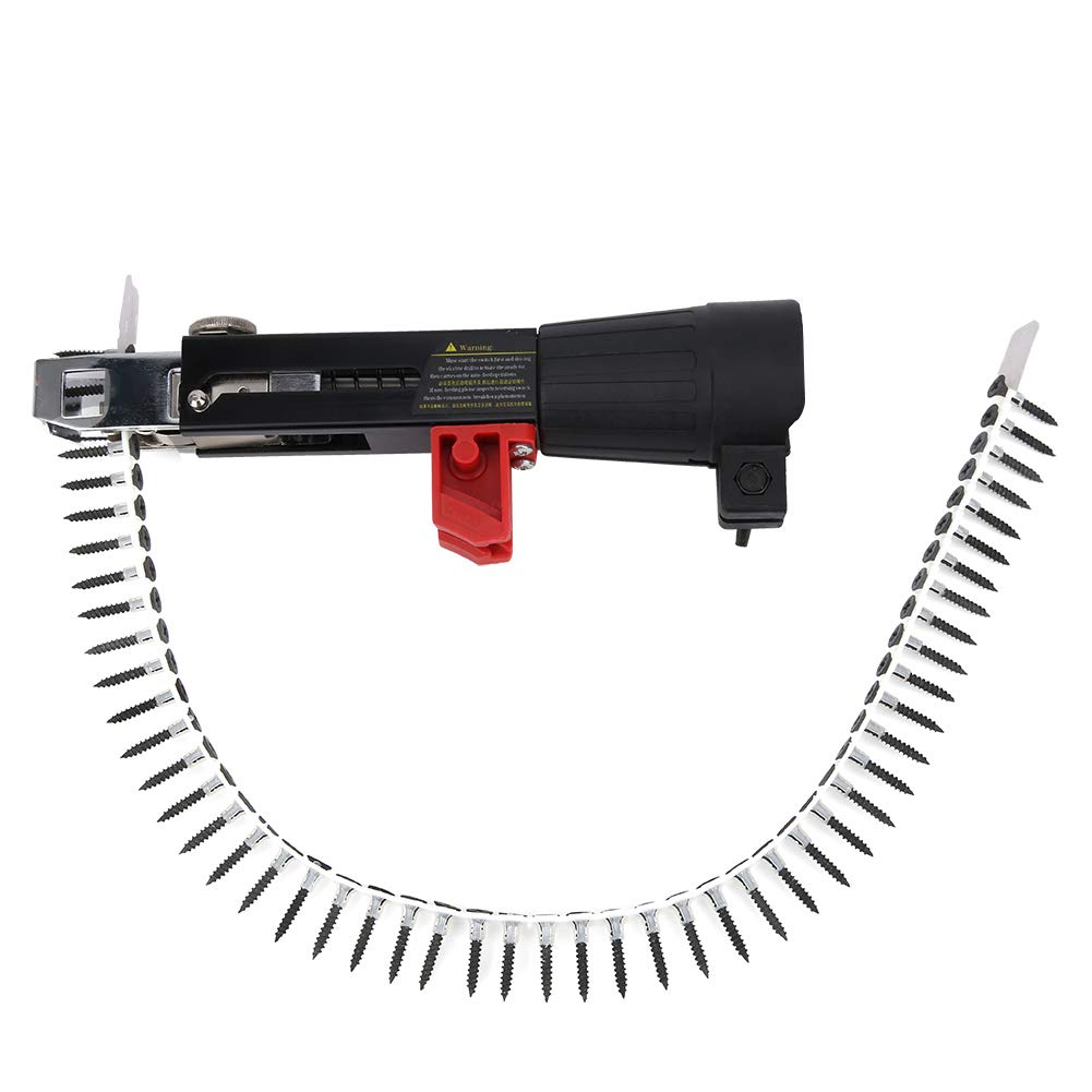 Automatic Chain Nail Adapter Electric Chain Nail Gun Electric Drill Screw Tightening Equipment Woodworking Tool for DIY Enthusiasts