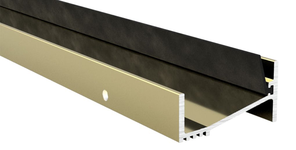 STORMGUARD 04SR0060914G 914 mm Outward Opening Door Threshold - Gold Effect