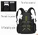Laptop Backpack Waterproof Computer Backpacks Bag for Men College School Travel and Work Fit Laptops Up to 16” (Black)