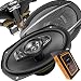 Pioneer 6 Inch X 9 Inch 6x9 700W 5-Way A-Series Coaxial Car Speakers System with Gravity Mobile Bracket Holder primary