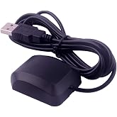 VK-162 G-Mouse USB GPS Dongle Navigation Module External GPS Antenna Remote Mount USB GPS Receiver for Raspberry Pi Support Google Earth Window Linux Geekstory