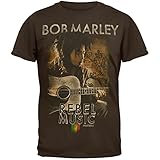 Bob Marley - Rebel Music Guitar T-Shirt