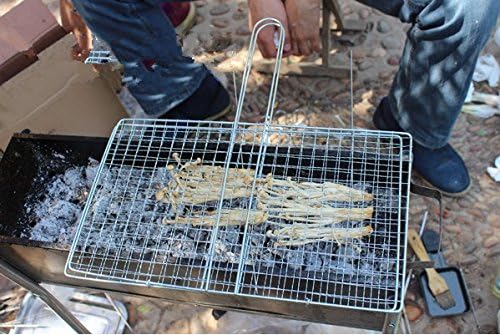 Brand new grilled fish nets grilled folder barbecue clip clip clip grilled fish grilled fish dish network barbecue beat