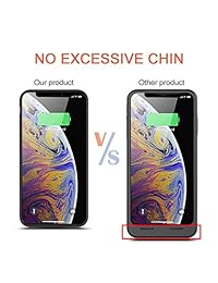Euhan   Funda para iPhone X (4200 mAh, batería recargable), color negro