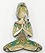 Yoga Girl Lotus Namaste Ceramic Enamel Lapel Pin