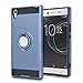 Ymhxcy Xperia XA1 Ultra Case with HD Screen Protector,360 Degree Rotating Ring & Magnetic Bracket Rubber Dual Layer Shock Bumper Resistant Back Cover for Xperia XA1 Ultra(6